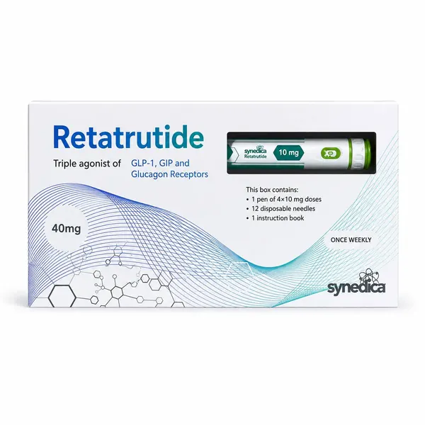 Ретатрутид Synedica 40 мг (Retatrutide 40 mg ) шприц-ручка