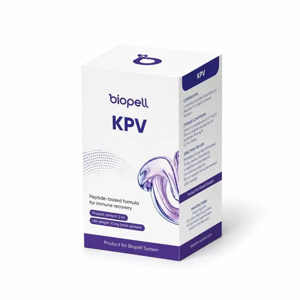 KPV від Biopell— синтетичний трипептид (Lys–Pro–Val), похідний від α-MSH