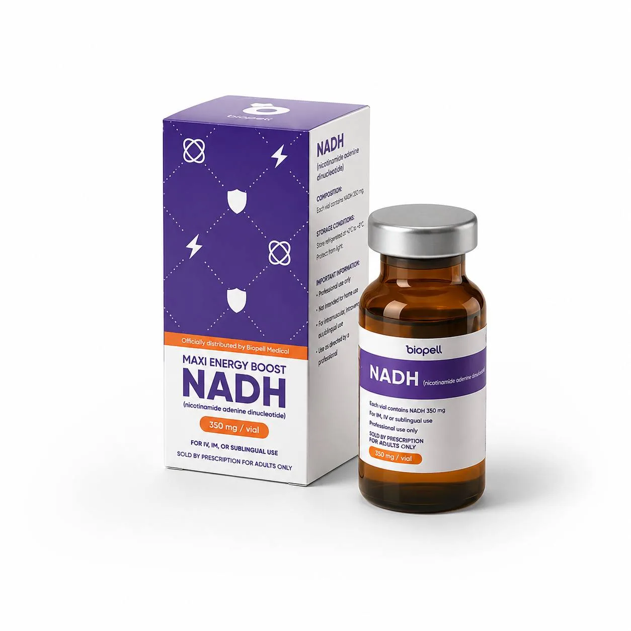 NADH - Нікотинамідаденіндинуклеотид, відновлена форма/ Biopell/ 1000 mg