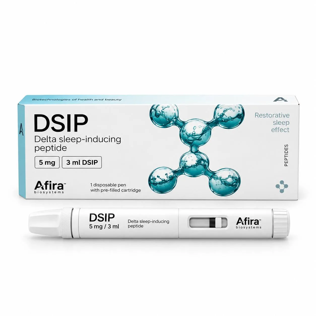 DSIP Afira 5 mg / 3 ml ( Delta Sleep-Inducing Peptide)