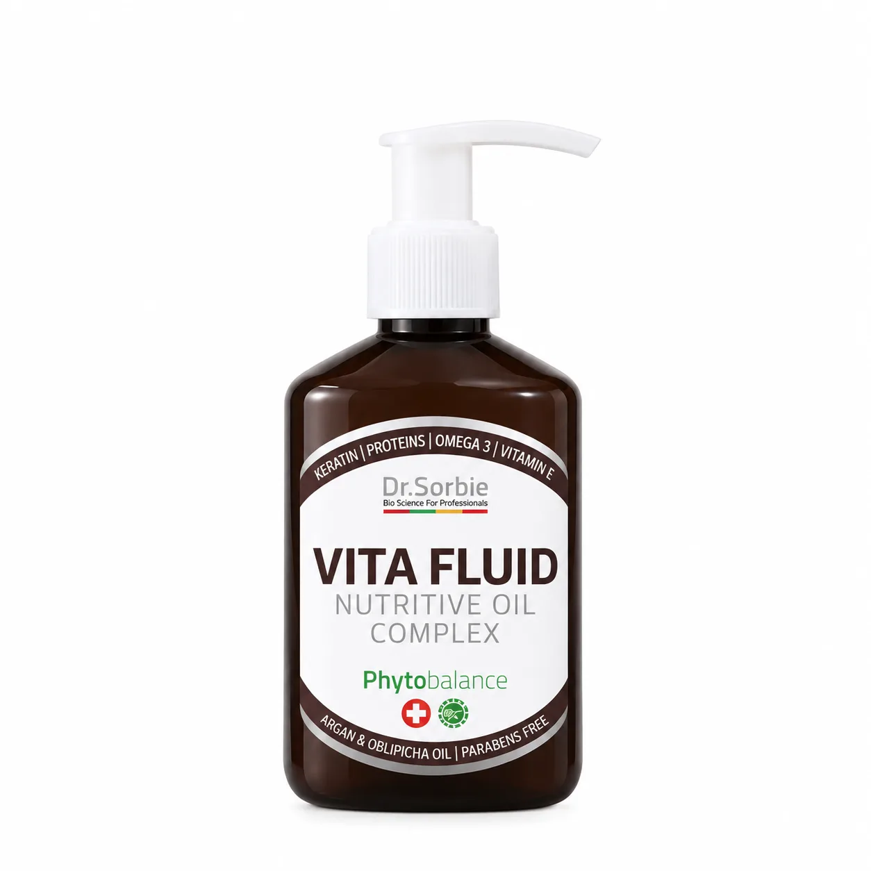 Dr.Sorbie Vita Fluid Phytobalance - поживний олійний комплекс для волосся з аргановою та обліпиховою оліями