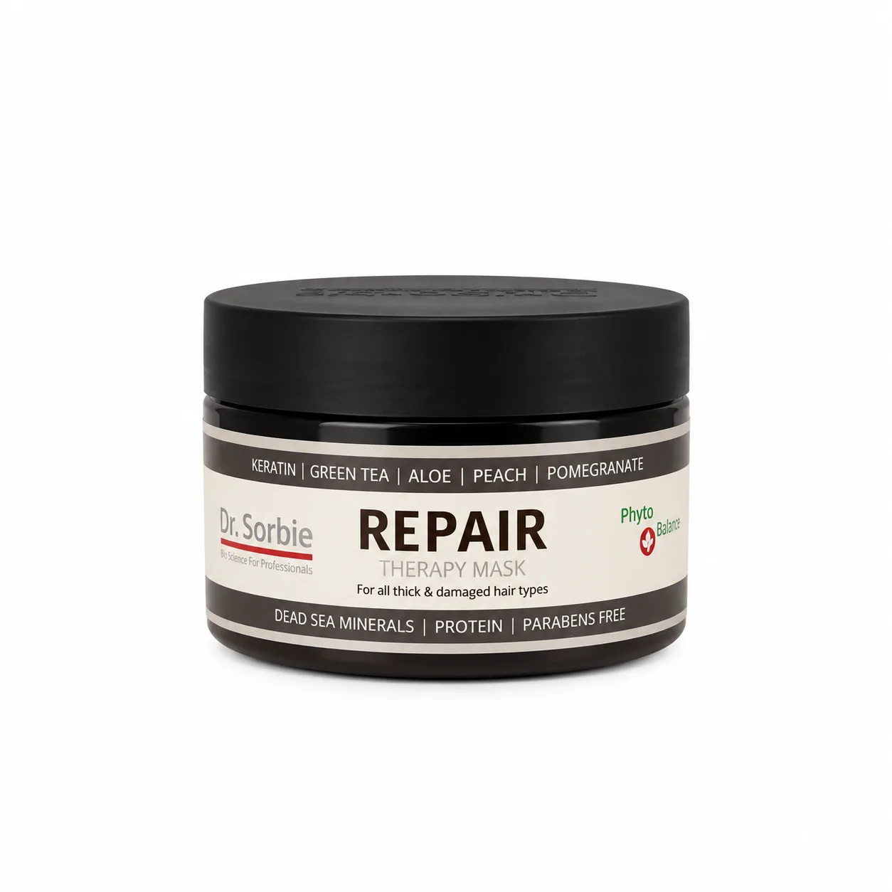 Dr. Sorbie Repair Therapy Mask 250 мл - відновлювальна маска з кератином для сухого та пошкодженого волосся
