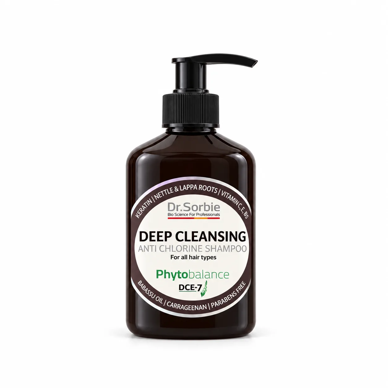 Dr. Sorbie Deep Cleansing Anti Chlorine Shampoo Phytobalance - шампунь глибокого очищення волосся від хлору та стайлінгу